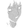 Oversized T Shirt Black Abstract Face Print Graphic Tee Casual Streetwear Fashion Top for Women