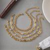 Titanium Steel Bracelet Women Non-Fading Zirconia Rhinestone Stainless Jewelry Fashion Commute Style