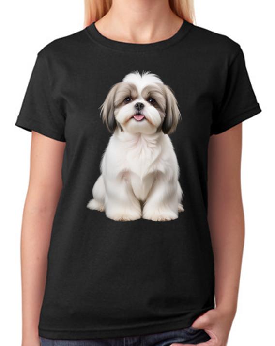 

Shih Tzu Dog Ladies T-Shirt 2XL