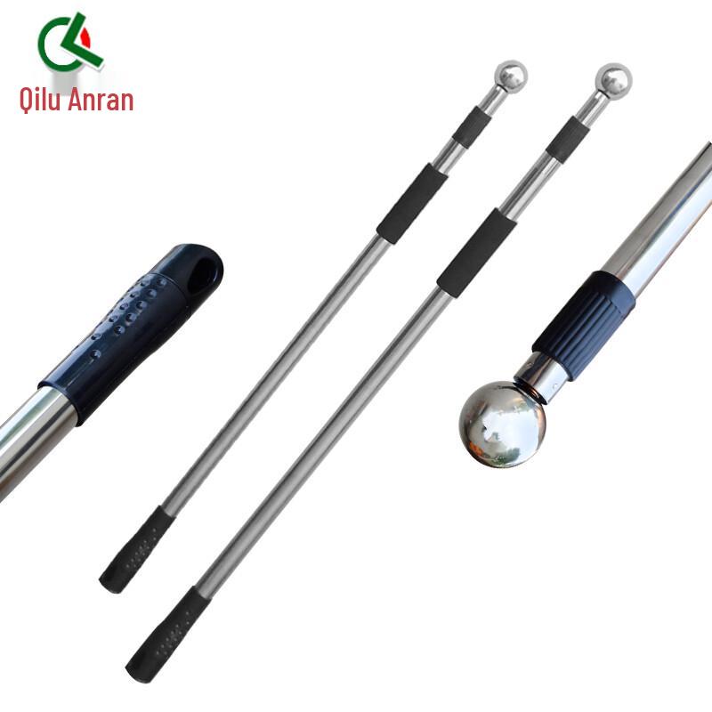 Retractable Stainless Steel Handheld Flagpole