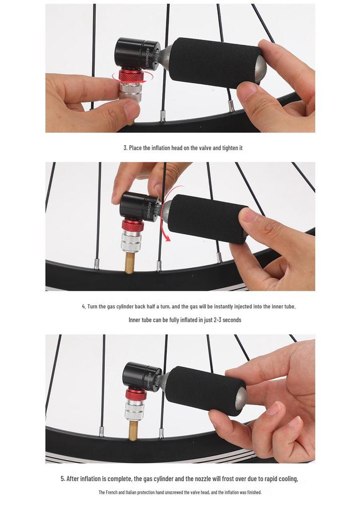 Portable High-Pressure Mini Bike Pump for Outdoor Cycling