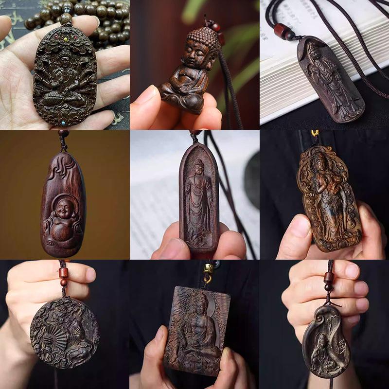 Chengui Zhao Gongming Martial God of Wealth Pendant Necklace – Five Ways God of Wealth Design for Men and Women