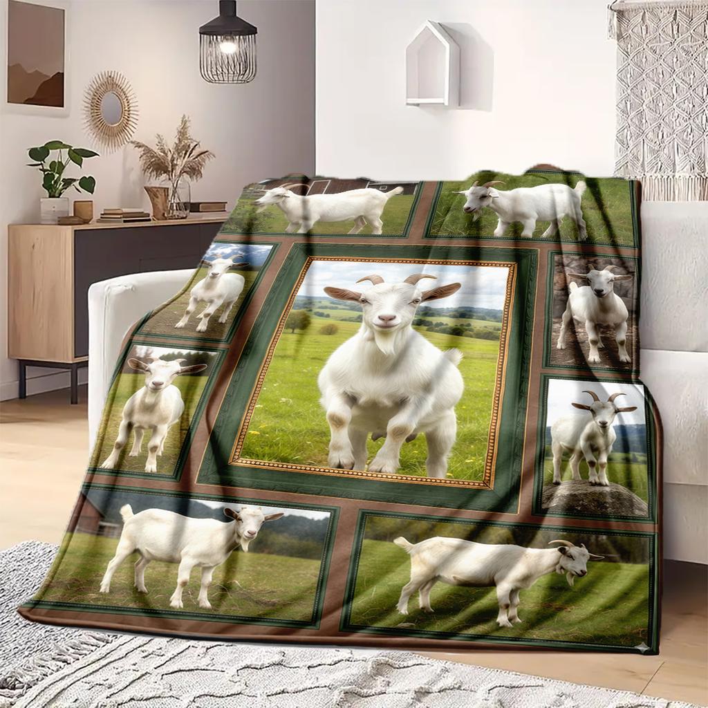 1 Stück Flanelldecke mit Cartoon-Druck, Hohe Qualität, Bequem für alle Jahreszeiten, Heimdekoration, Wärme und Komfort, Perfekt als Weihnachts- oder Geburtstagsgeschenk