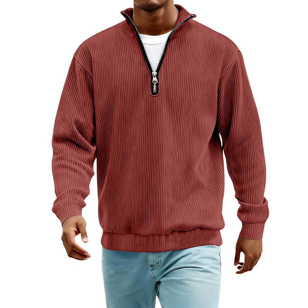 Herren 1/4-Zip Kapuzensweatshirt