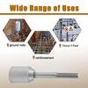 3/2.56/1.77 Inch Diameter Head Fence Post Pounder Steel SDS PLUS Shank Ground Rod Driver Post Driver Attachment Hammer Drills