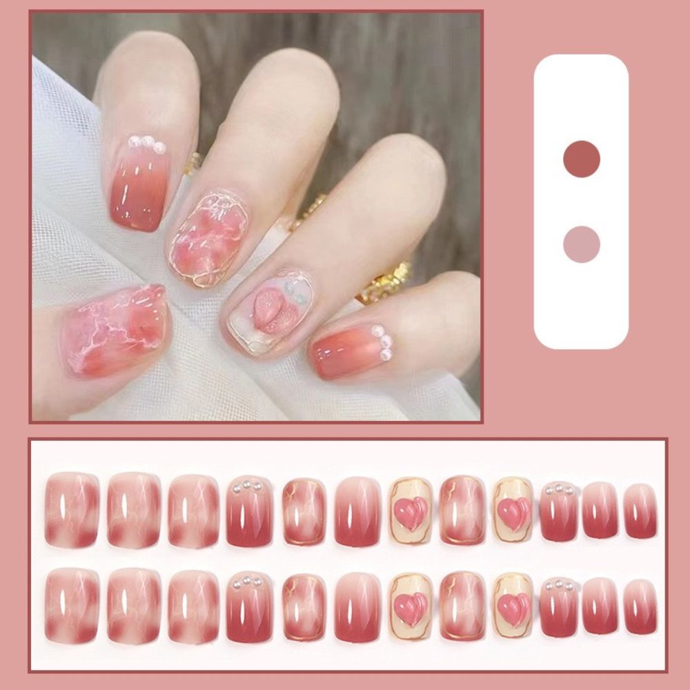 

Extension Manicuring Patch Finished Nails Artificial Nails Nail Art Decoration Wearable False Nails
