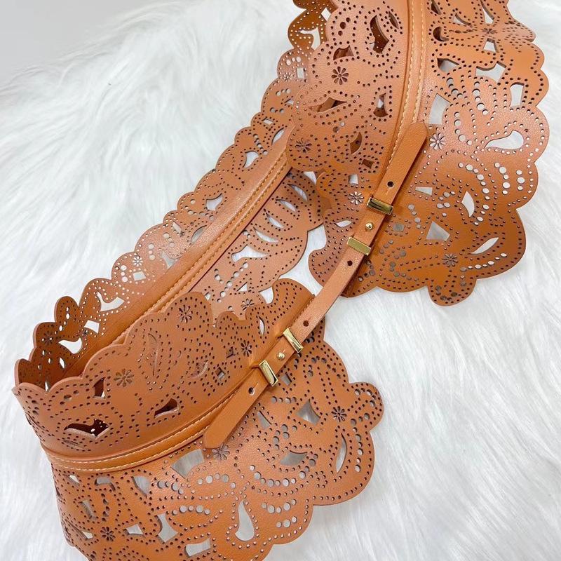 Women's Fashionable Genuine Leather Waist Cincher Belt