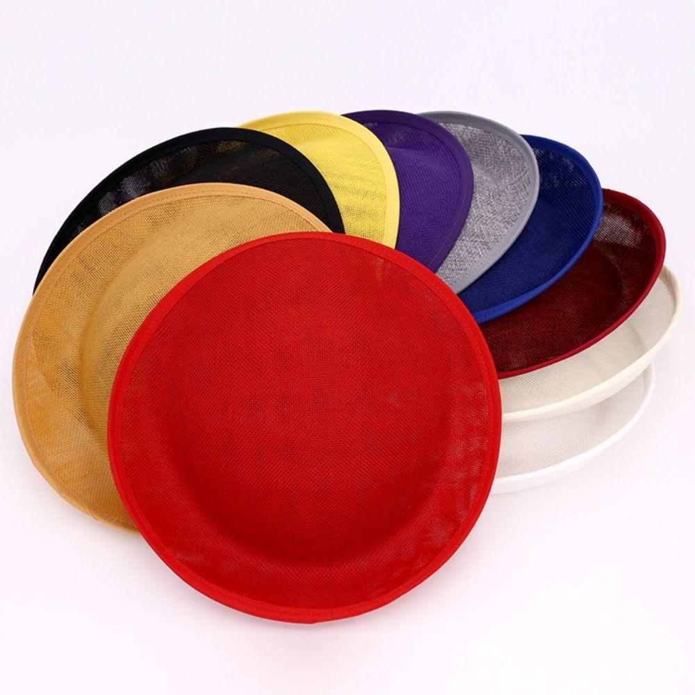 DIY Millinery Cocktail Headwear Wedding Flat Top Hat Embryo French Hat  Women Ladies