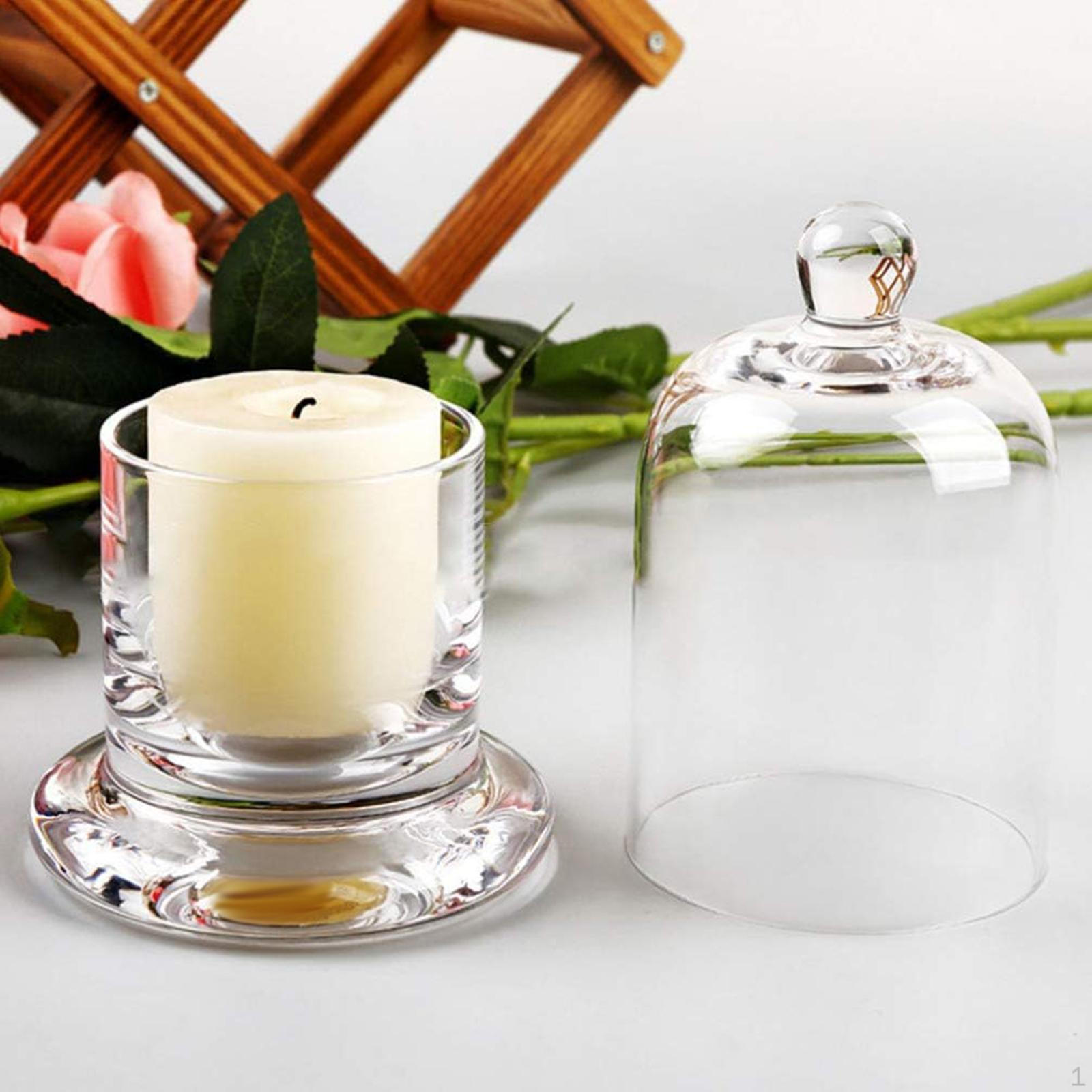 

Клош Стеклянный купол Подсвечник Колокольчик Дисплей Центральная крышка Чашка чистый