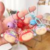 Acrylic Quicksand Lilith Dog Head Keychain - Cute Sparkly Doll Pendant Gift