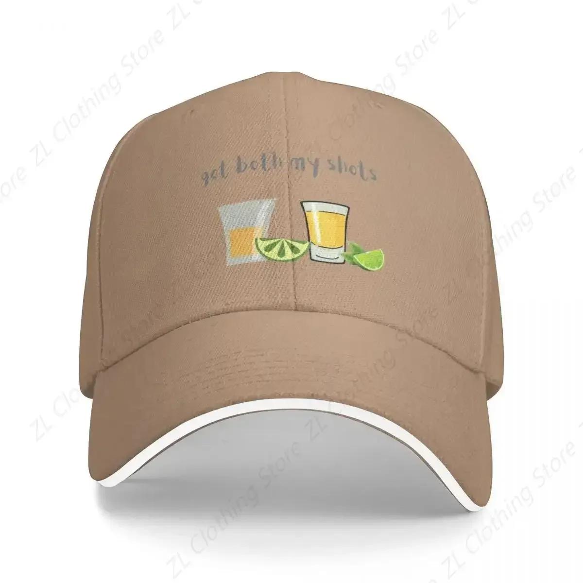 

Got both my shots Baseball Cap Sunscreen Golf Cap Horse Hat Womens Beach Unisexs Adjustable