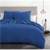 3-piece Duvet Cover Set - - HP72073 - Microfiber 82 G - 220 X 240 Cm - Blue