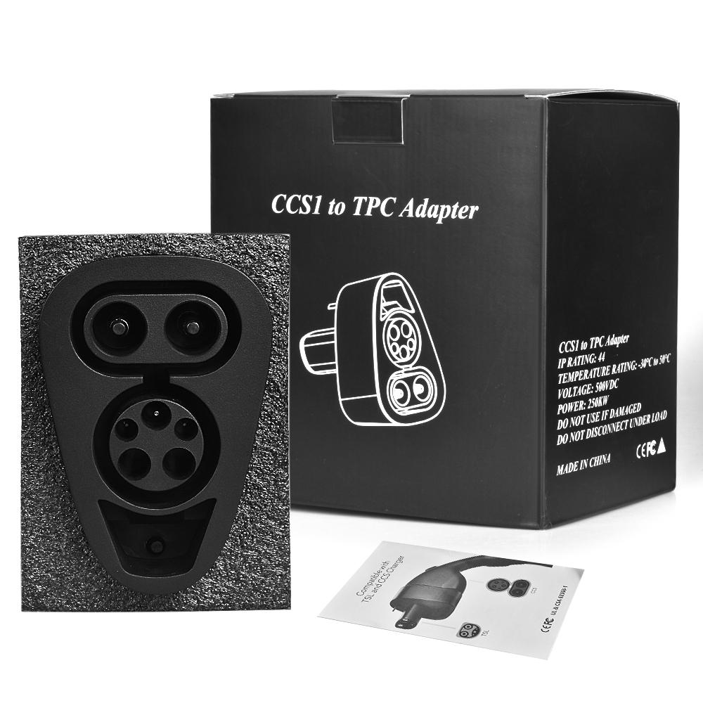 

Для модели 3/X/Y/S EV зарядное устройство DC адаптер CCS1 в Tesla 250 кВт преобразователь зарядного устройства для электромобиля COMBO CCS 1 в Tpc преобразователь