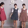 Oil-Proof Kitchen Aprons Breathable Vest apron Work Clothes Striped Sleeveless Aprons  Women's