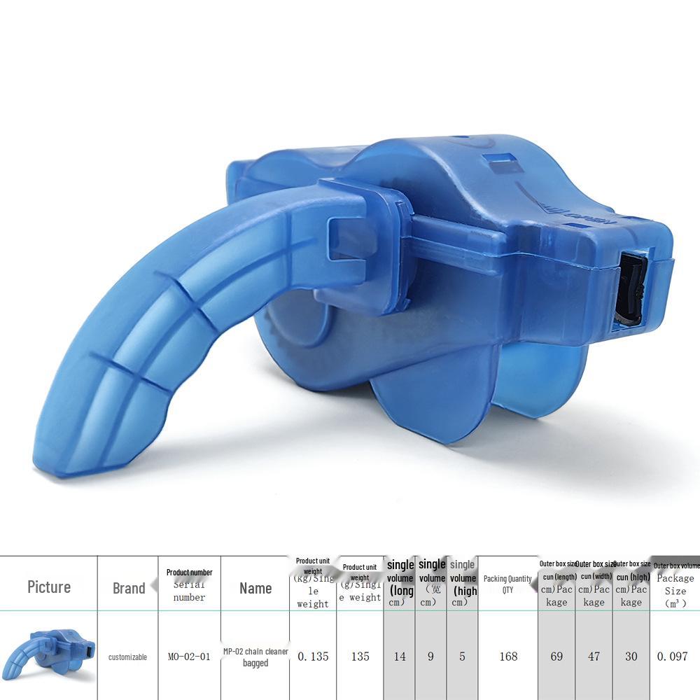 Motorcycle & Mountain Bike Chain Cleaning Set with Big Brush