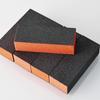 Nail Art Black Tofu Sponge: Three-Sided Buffing Block for Shaping Gel and Crystal Nails.