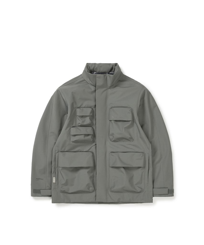 Snowpeak Apparel 3L Pertex Utility Waterproof Jacket (S25Zmpjk08) Dark Gray