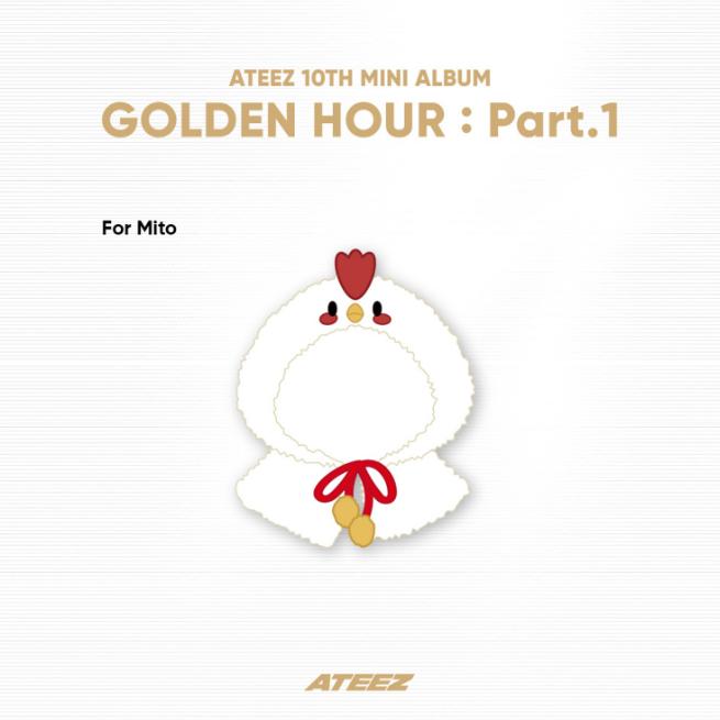 

Предзаказ ATEEZ GOLDEN HOUR: Часть 1. Толстовка с капюшоном 2nd MD Mito Cock-A-Doodle