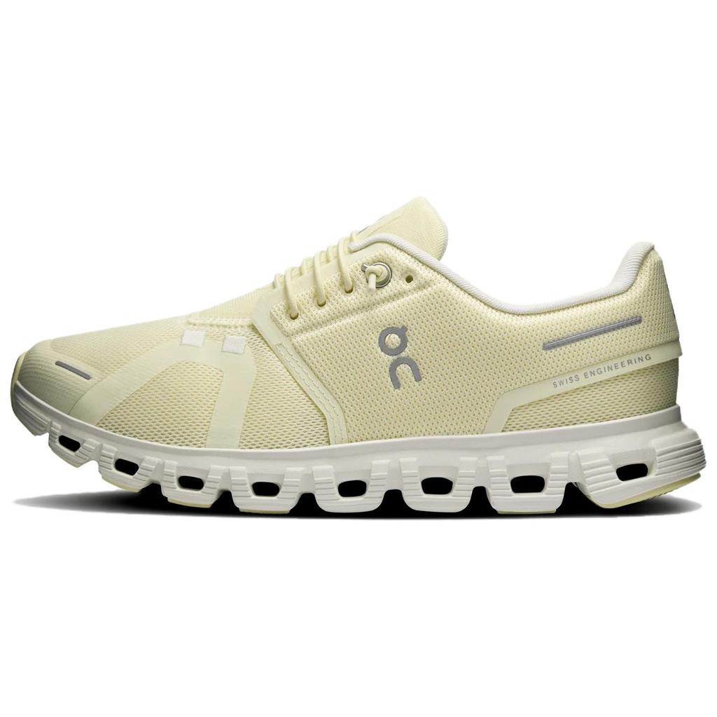 On Cloud 6 Casual Running Shoes Women's Light Yellow 3WF10064654