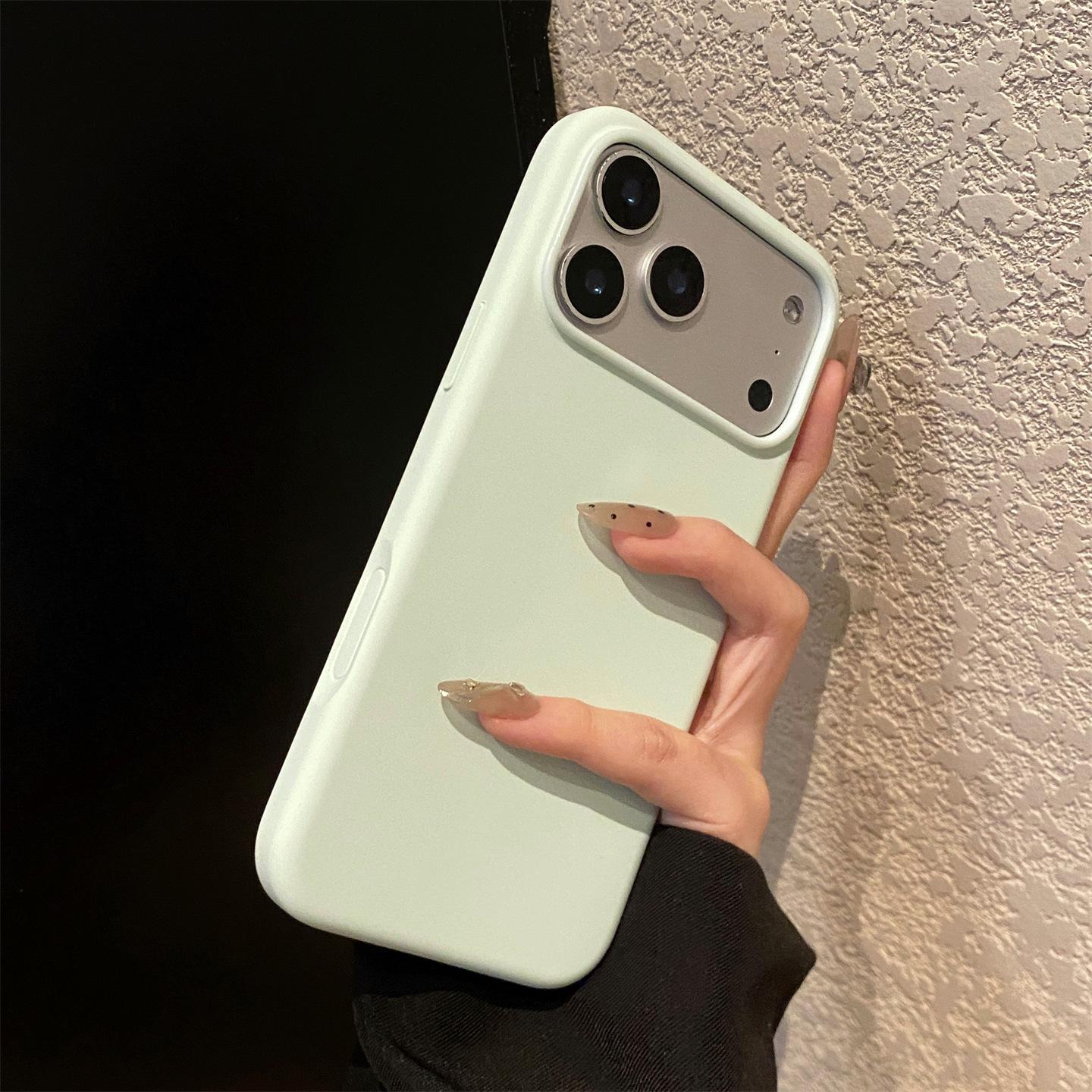 

Apple iPhone 17 Pro Max Light Pink Large Hole Liquid Case for 16 Pro/15/14 Pro models iPhone 15 Pro Max