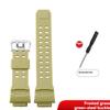 Per Casio G-SHOCK Serie 3410 GW-9400 GW9300 Cinturino in Gomma Siliconica Orologio GW9400 GW9300 Colore Mimetico Braccialetto Polsino Maschile