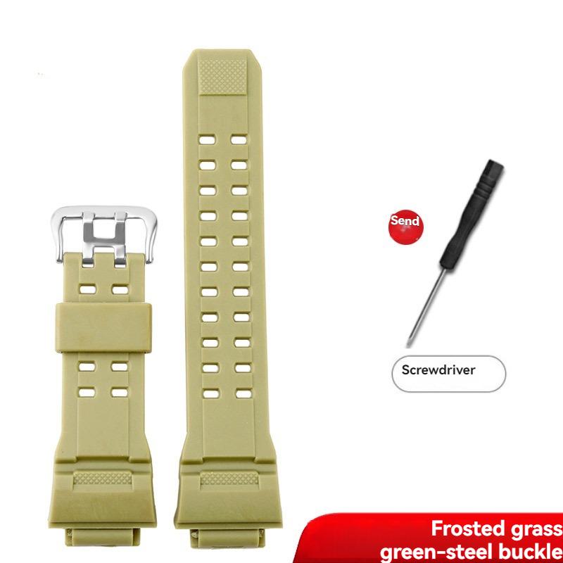 Per Casio G-SHOCK Serie 3410 GW-9400 GW9300 Cinturino in Gomma Siliconica Orologio GW9400 GW9300 Colore Mimetico Braccialetto Polsino Maschile