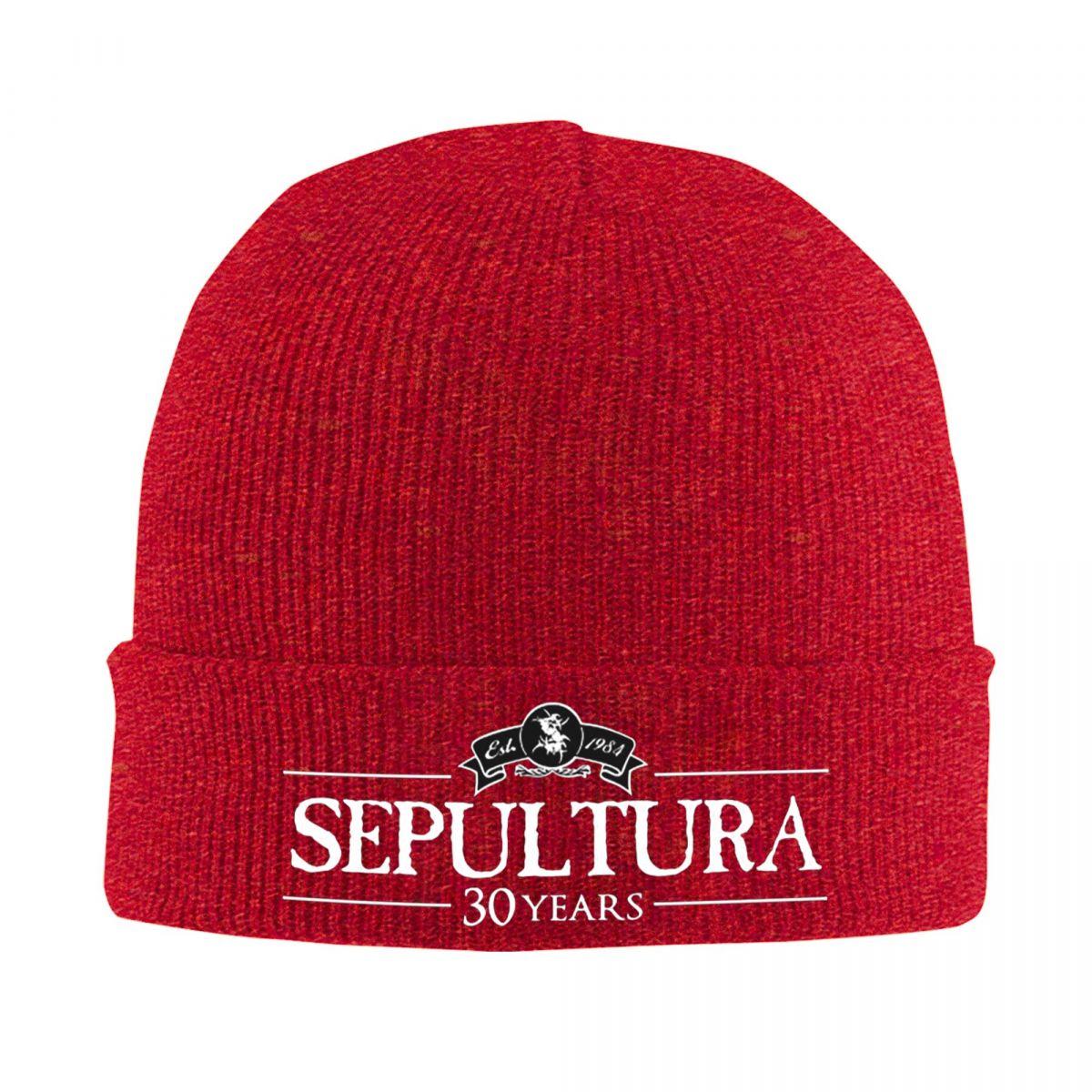 

Sepultura Slayer Death Metal Warm Knitted Cap Hip Hop Bonnet Hat Autumn Winter Outdoor Beanies Hats for Unisex WoUnisex Adult One Size