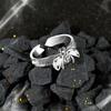 Adjustable Copper Ring Inspired By Cultivation Anime Character Han Li Golden Insect Design Retro Geometric Animal Style Unisex