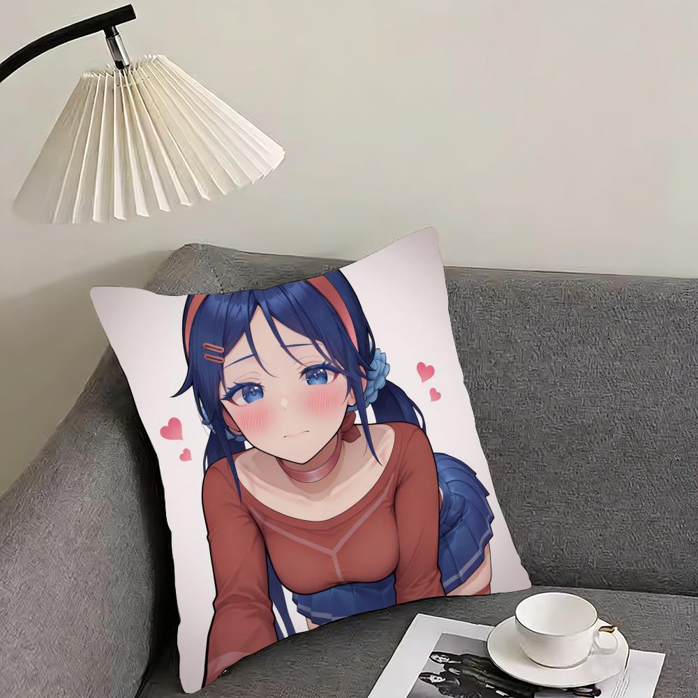 Video Game M-MiSide Mita Cushion Cover Reversible Plush Pillow Cover – For Car, Sofa, Bedroom, Perfect As a Gift.