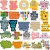 300PCS Positive Motivational Words Stickers for Adults, Waterproof Vinyl Inspirational Quote Stickers for Water Bottle Laptop Vision Board