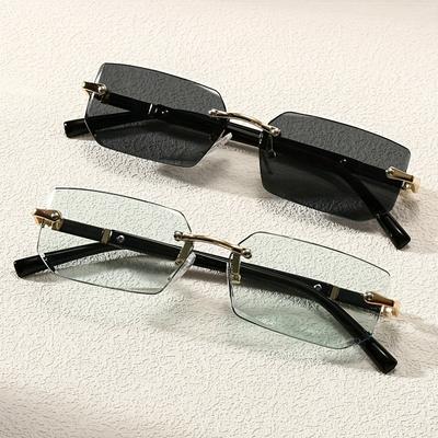 2 szt. Modne i trendy okulary męskie i damskie są odpowiednie na różne okazje, takie jak zakupy, czas wolny, spotkania towarzyskie itp.
