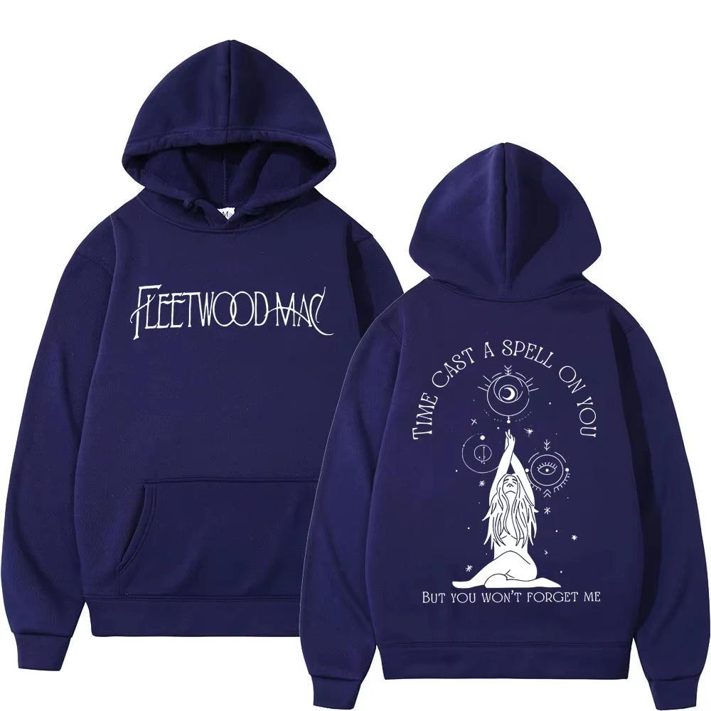 Rock Band Fleetwood Mac Tour Print Hoodie Men Women Harajuku Vintage Hooded Sweatshirts Oversized Pullovers
