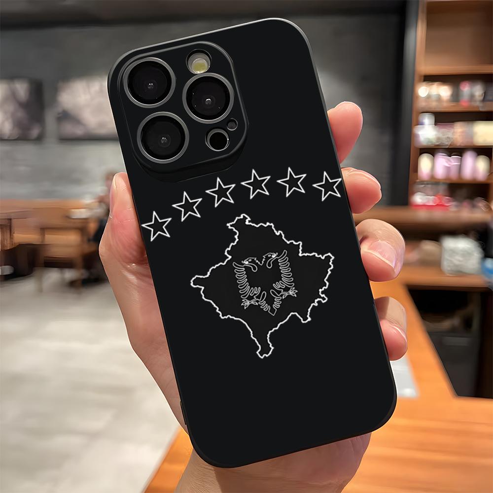 Albania Logo Phone Case For IPhone 17 Pro Max 15 Pro 16 14 Plus 12 13 Mini 11 Pro Shockproof Soft Cover