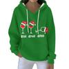 Christmas Hoodies For Women Funny Cute Printed Holiday Sweatshirt Winter Oversized Pullover Tops