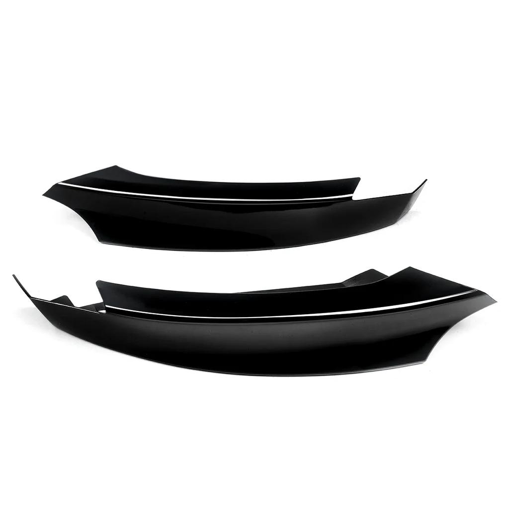 BBJH7 Carbon Look Side Spoiler Splitter Cover Trim For BMW 1 Series E82 M Sport 2007-2013
