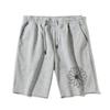 Men's Trendy Daisy Print Cotton Drawstring Shorts