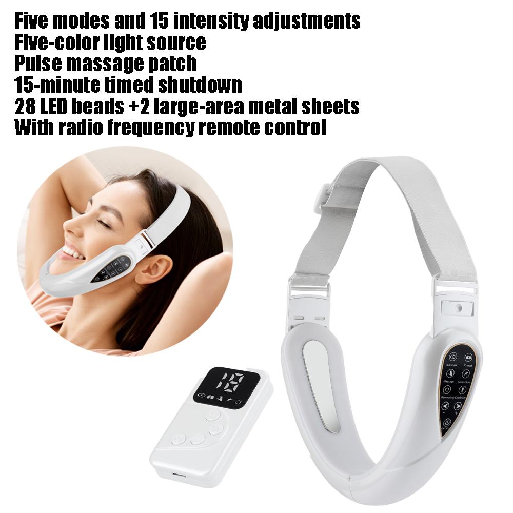 Electric V Face Lifting Beauty Device 6 Modes 8 Levels Micro-current Firming Facial Massager Double Chin V-Shaped Face Machine