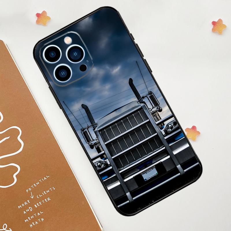 Cool Heavy Truck Car Case For iPhone 15 16 14 13 12 11 Pro Max Plus X XR XS 12 13 Mini Cover Accessories