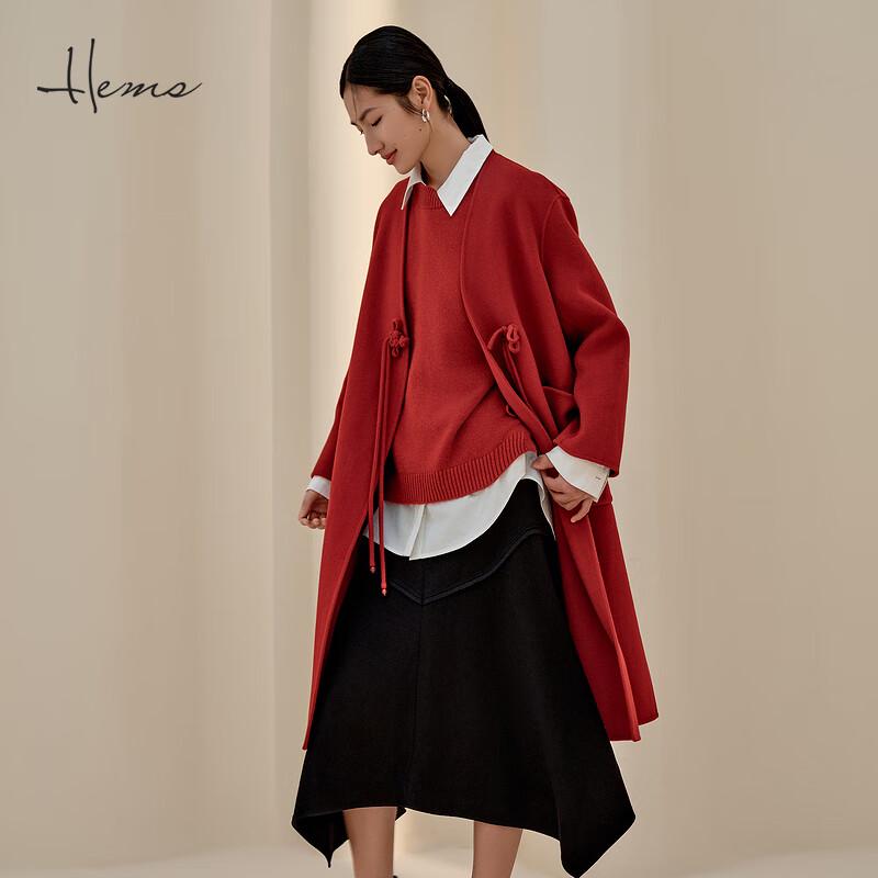 

Heilmans Women s Wool Blend Long Coat S