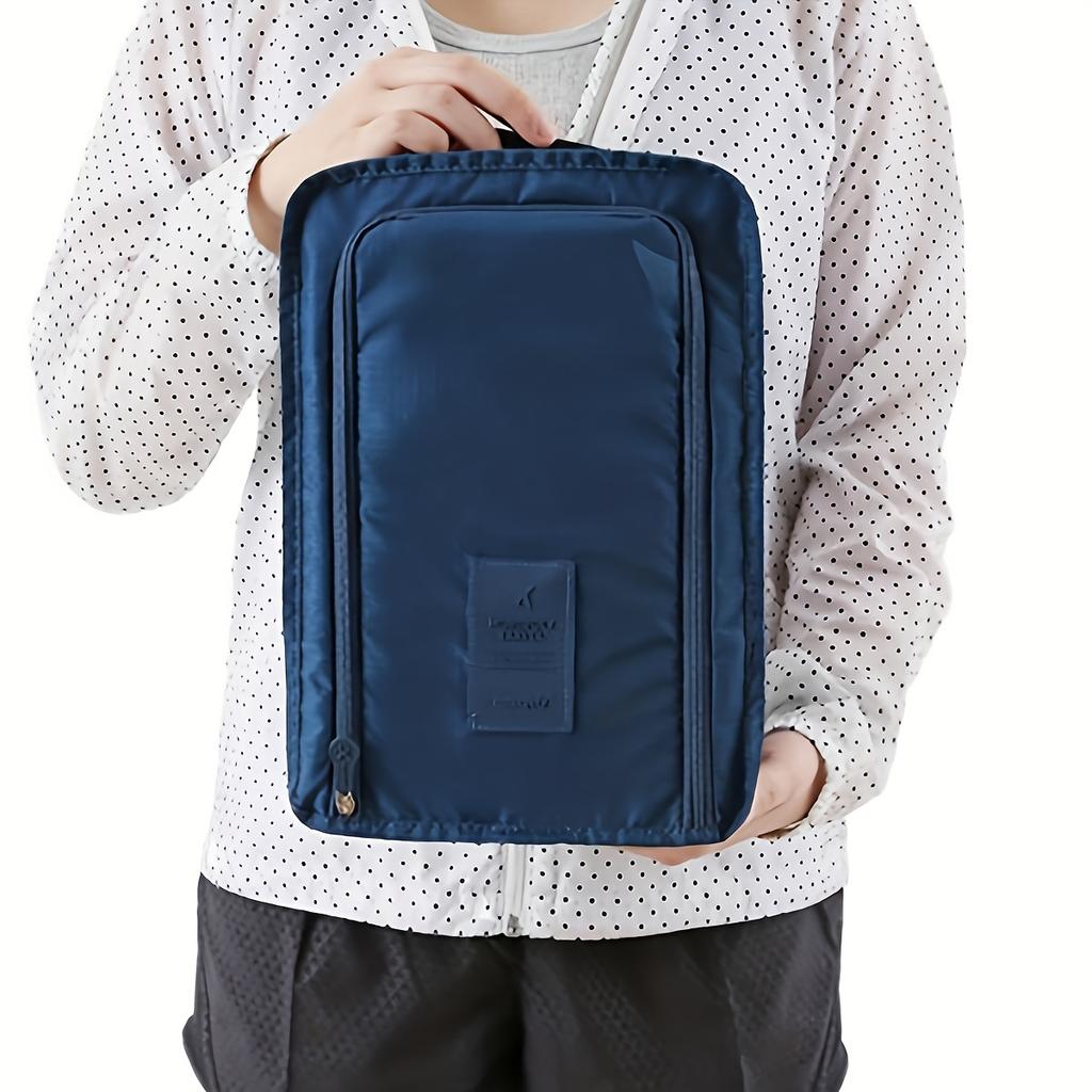1pc-Portable Folding Shoes Storage Bag Multifunctional Waterproof Travel Shoes Bag Pouch Organizer