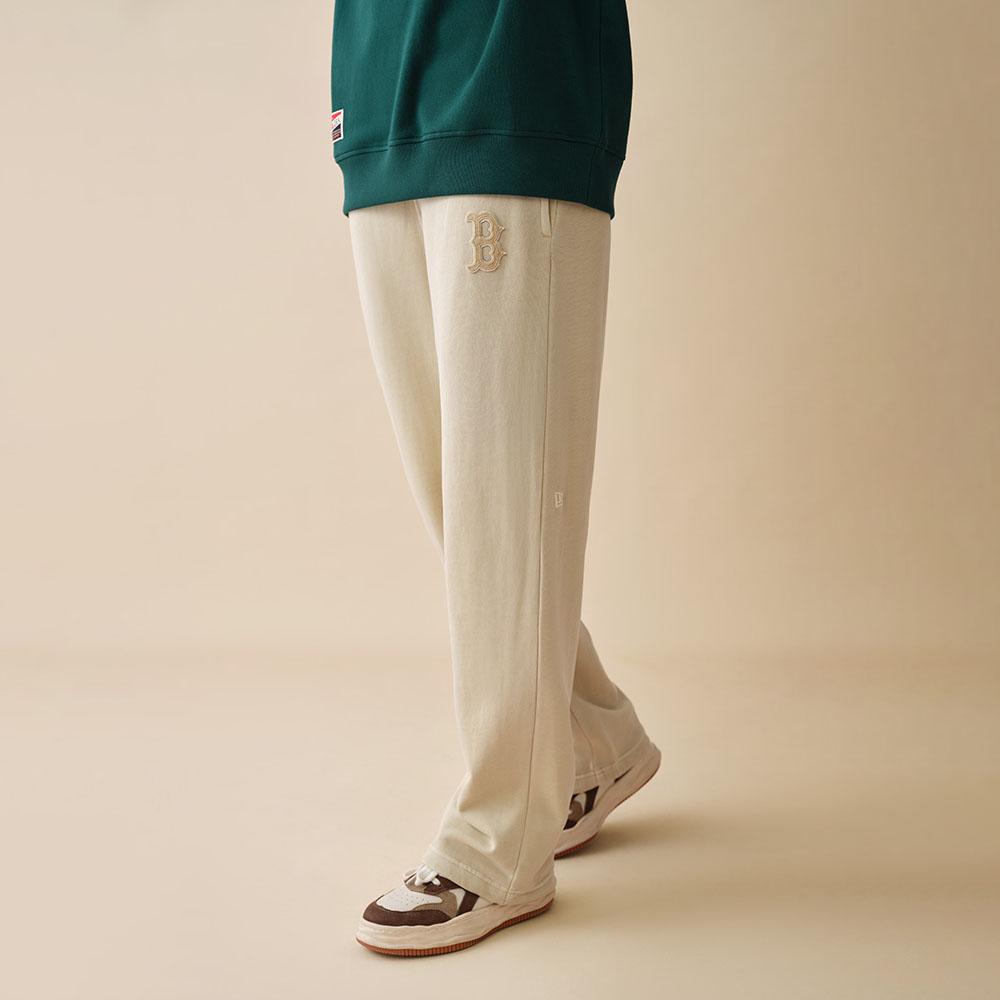 New Era Solid Color Vintage Wash Loose Straight Leg Casual Pants Unisex pants 13789202