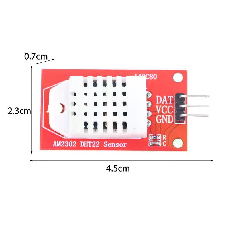 1/2/3pcs High Precision AM2302 DHT22 Sensor Module Digital Temperature Humidity Sensor for Arduino
