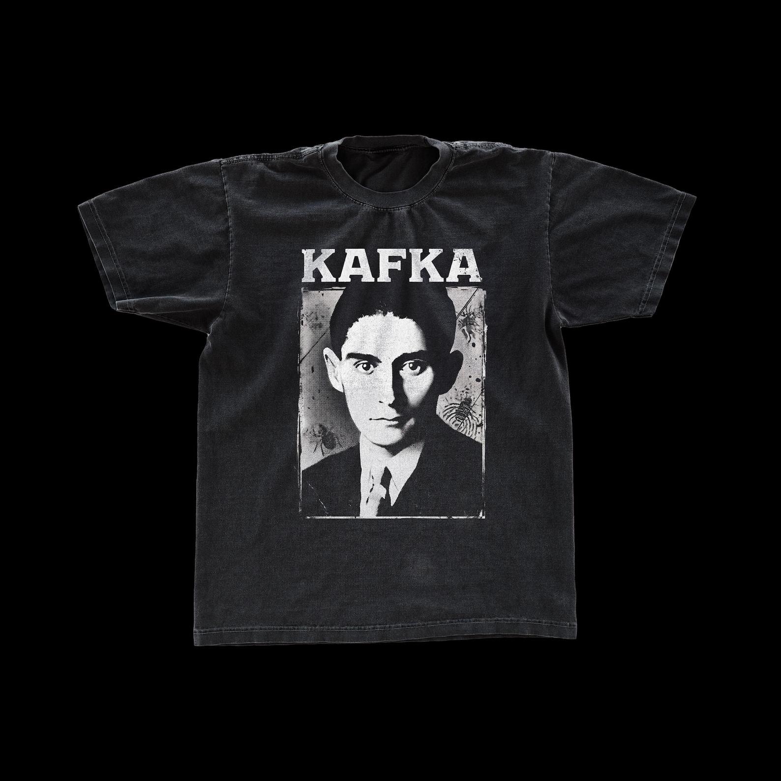 Franz Kafka Shirt, Existential Writer Tee, Dark Academia Literary T shirt, Metamorphosis Book Lover Gift 3XL