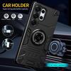 Für Samsung Galaxy S25 Ultra S25+ Hülle Für Samsung S25Plus S25Edge S25FE Panzer Stoßfest Ringständer Halter Schale Coque Fundas