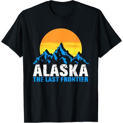 Alaska The Last Frontier _ Alaskan Mountains T-Shirt