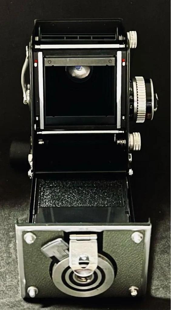 Rollei Rolleiflex T Typ1 Šedý TLR Fotoaparát Carl Zeiss Tessar 75mm f3.5