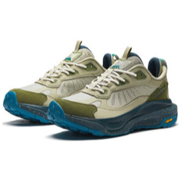 Anta Mountain Crossing Pro Comfortable Versatile Wear-Resistant Low-Top Casual Shoes Men Casual Shoes Green Blue 112428864-4