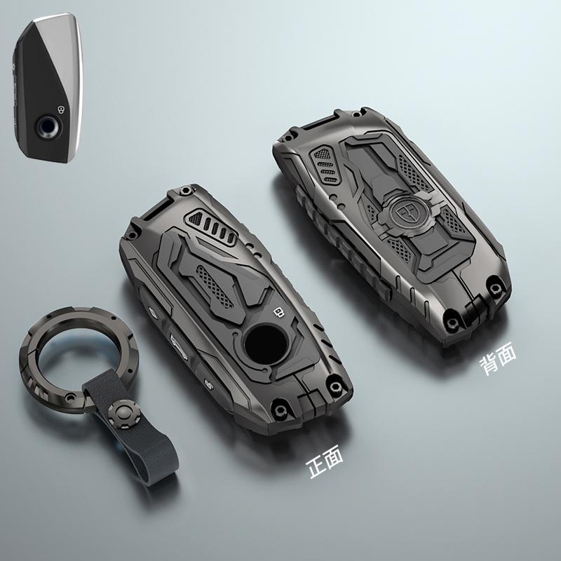 Galvanized Alloy Silicone Splicing Car Key Cover Case For BMW X1 X3 X4 X5 F15 X6 F16 G30 7 Series G11 F48 F39 520 525 F30 118i