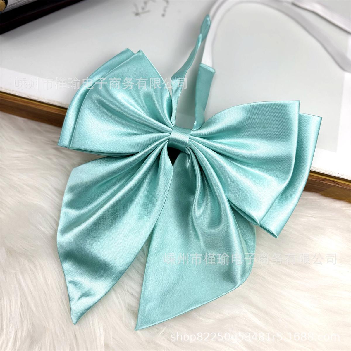 Свободный двусторонний галстук-бабочка JK бесплатный позолоченный шарф матросский костюм бант униформа аксессуары мятно-розовый