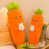 Large Fruit Pillow Carrot Rabbit Doll Plush Toy Girl Sleeping with Doll Pillow Birthday Gift